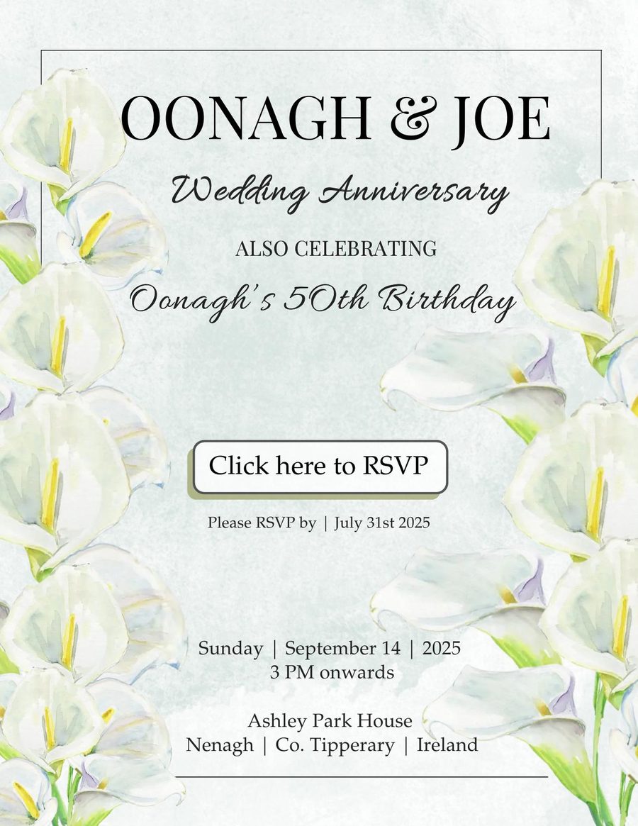 Oonagh & Joe — RSVP